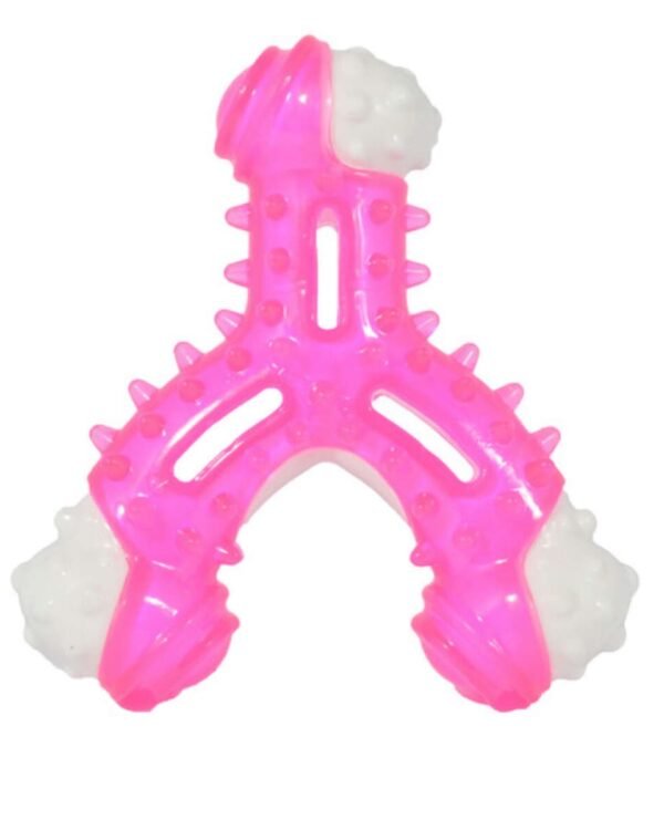 Mordedor Great Pets Boomerang De Nylon para Cães Rosa
