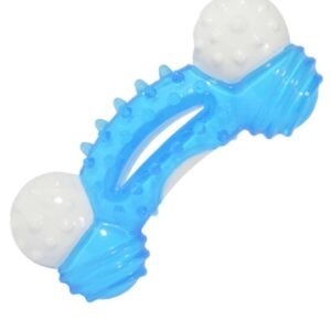 Brinquedo Mordedor Great Pets Osso de Nylon Azul