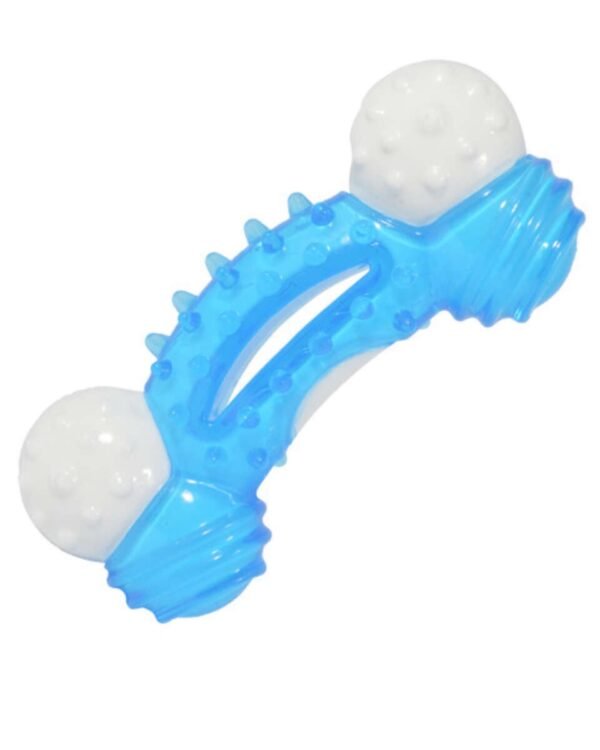 Brinquedo Mordedor Great Pets Osso de Nylon Azul