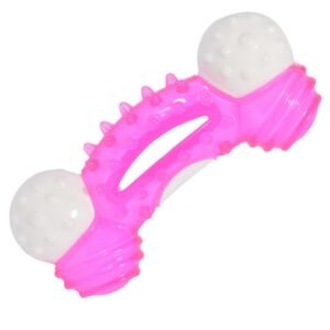 Brinquedo Mordedor Great Pets Osso de Nylon Rosa