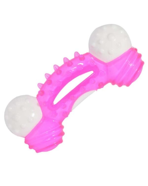 Brinquedo Mordedor Great Pets Osso de Nylon Rosa