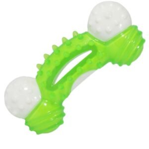 Mordedor Great Pets Osso De Nylon para Cães Verde