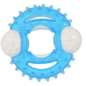 Brinquedo Mordedor Great Pets Anel de Nylon Azul