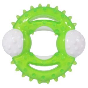 Brinquedo Mordedor Great Pets Anel de Nylon Verde