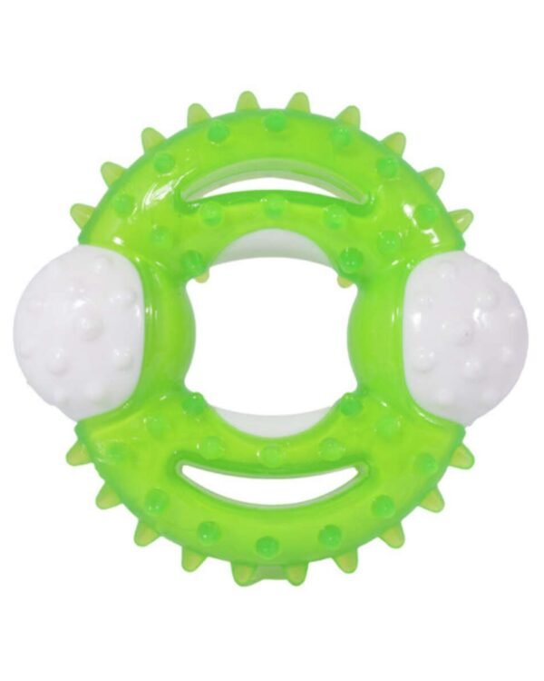 Brinquedo Mordedor Great Pets Anel de Nylon Verde