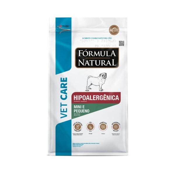 Ração Fórmula Natural Vet Care Hipoalergênica para Cães de Porte Mini e Pequeno com Hipersensibilidade Alimentar 2 kg