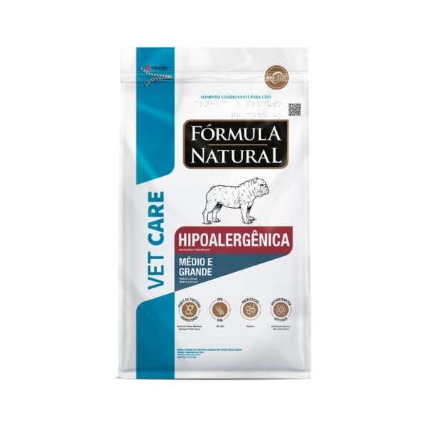 Ração Fórmula Natural Vet Care Hipoalergênica para Cães de Porte Médio e Grande com Hipersensibilidade Alimentar 2 kg