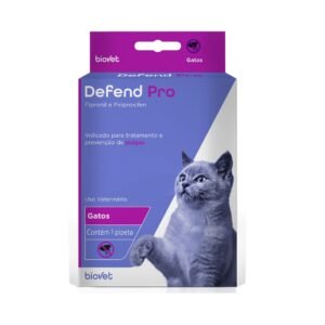 Antipulgas Defend Pro para Gatos de até 10 kg com 1 Pipeta