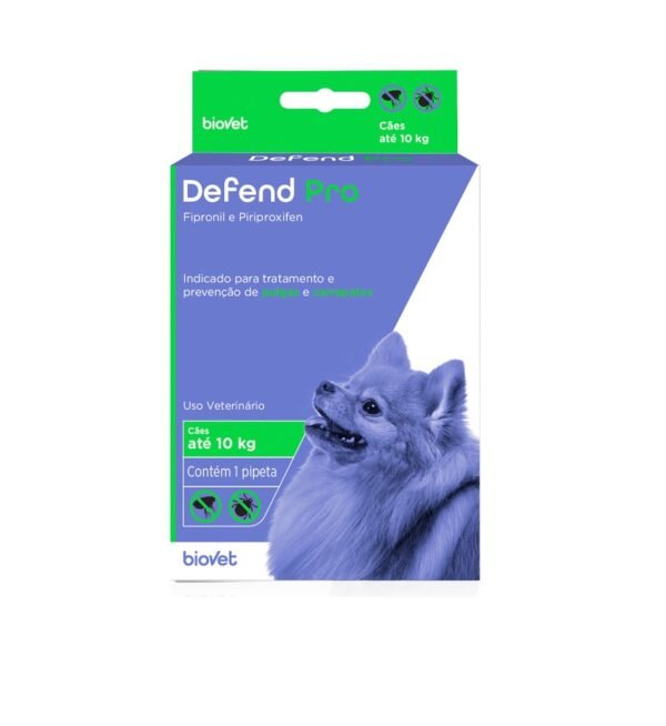 Antipulgas e Carrapatos Defend Pro para Cães de Até 10 kg com 1 Pipeta