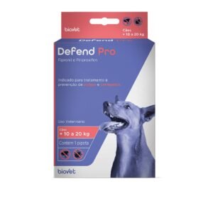 Antipulgas e Carrapatos Defend Pro para Cães de 10 kg a 20 kg com 1 Pipeta