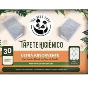 Tapete Higienico com Carvao 60x60 30 Unidades The Best Pads