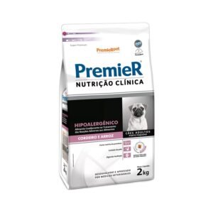 Ração Premier Nutrição Clínica Hipoalergênico para Cães de Pequeno Porte Cordeiro e Arroz 2 Kg